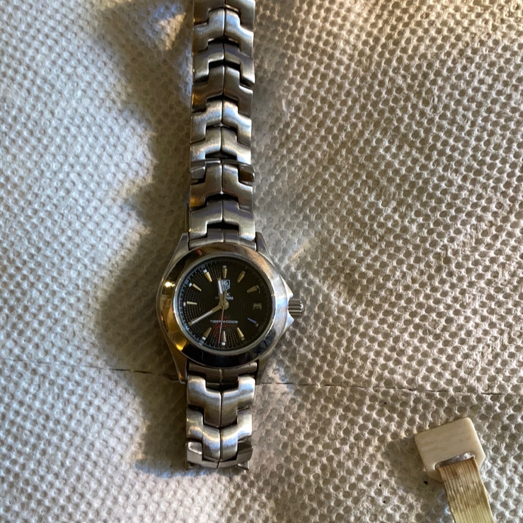 Authentic Signed Stainless Steel Watch